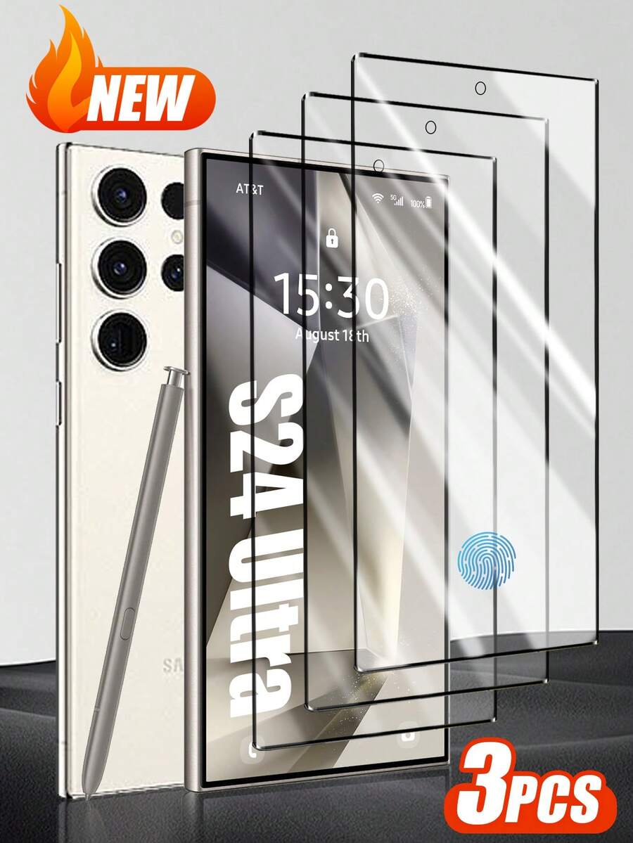 Gorilla Hero 2 komada zaštitna stakla za ekran kompatibilna sa Samsung S25FE/Z Fold 8 Ultra/Fold 8/Fold 7/Fold 6/Fold 5/Fold 4/Galaxy S21/S22/S23/S24 Ultra/S24 FE/S25 Ultra/S25/S24FE/S23 Ultra/PLUS/S23+/S26 Ultra/S26/S26 Plus