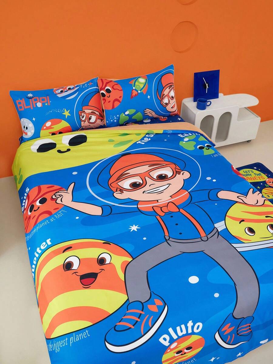 SpongeBob SquarePants Set posteljine od 3 komada, mekan i topao brušeni materijal