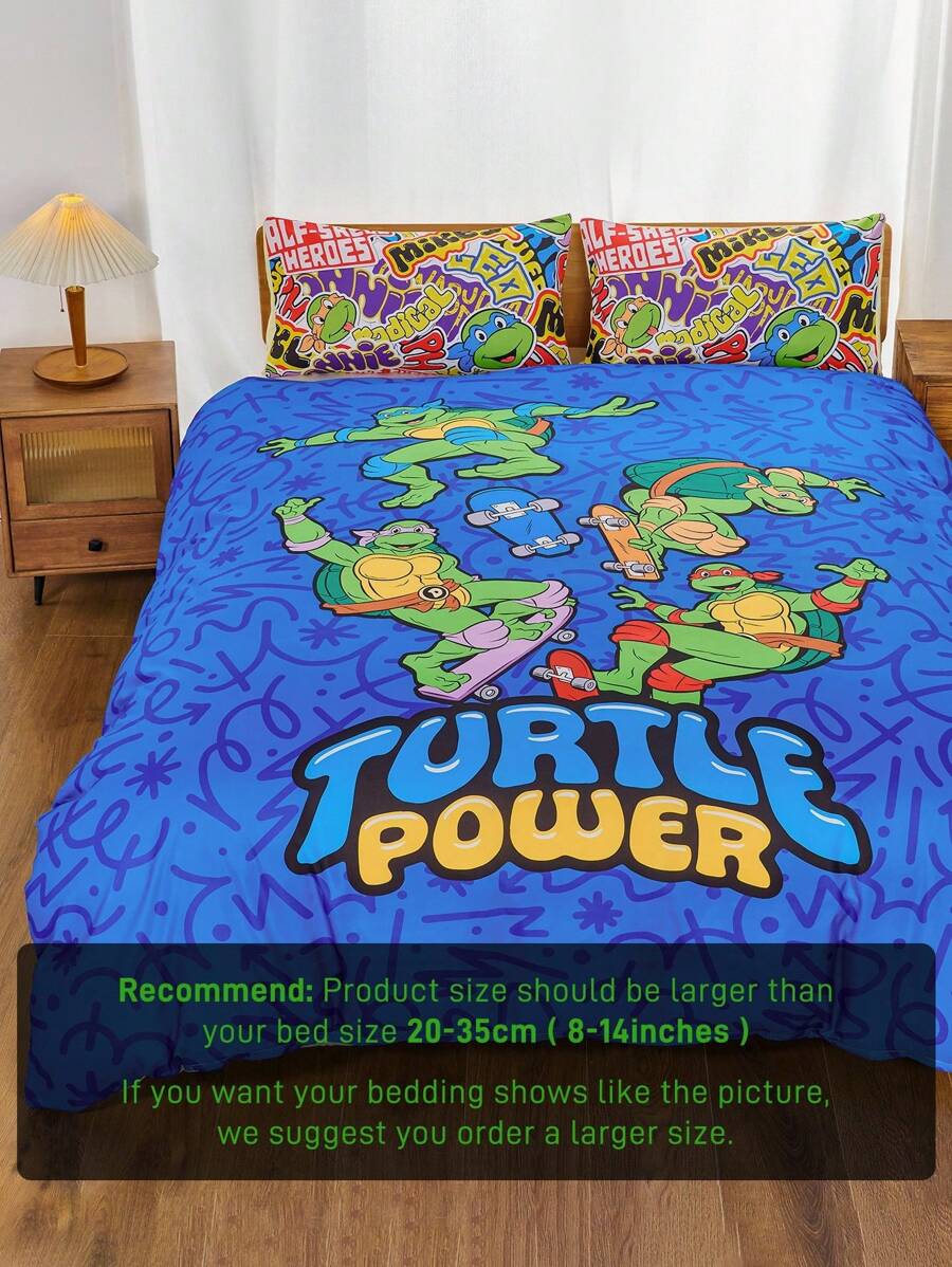 GARFIELD Set posteljine od 3 komada sa slovima i crtanim uzorkom, od brušene tkanine