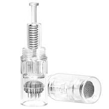 Skincare Tool Wireless Microneedle Roller Pen Digital Display Beauty Device With 10pcs Replaceable Needle Heads