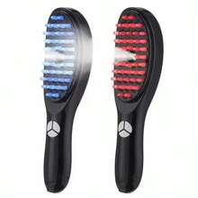 USB Rechargeable Electric Hair Straightening Brush, Massage Comb, Hair Growth Comb, Scalp Acupressure Massage Device With Red Light Therapy Hair Care