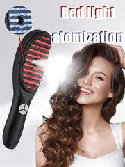 USB Rechargeable Electric Hair Straightening Brush, Massage Comb, Hair Growth Comb, Scalp Acupressure Massage Device With Red Light Therapy Hair Care