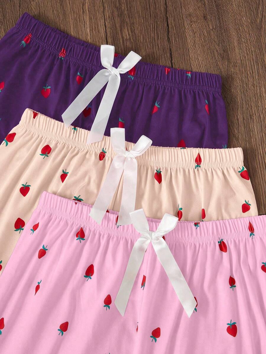 Ženski komplet pidžama od 6 delova sa kratkim topom bez rukava i pantalonama