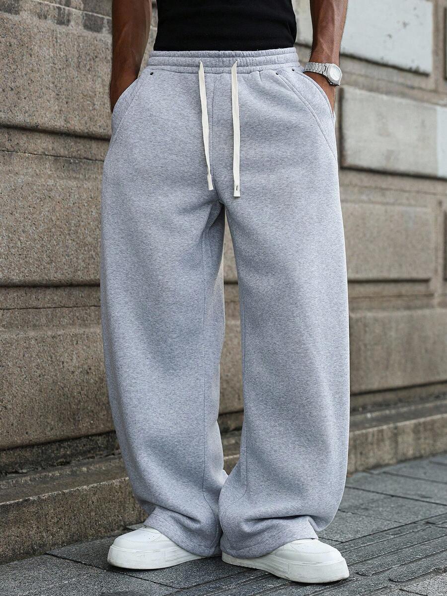 Muške ležerne trenerke širokog kroja, streetwear jogeri