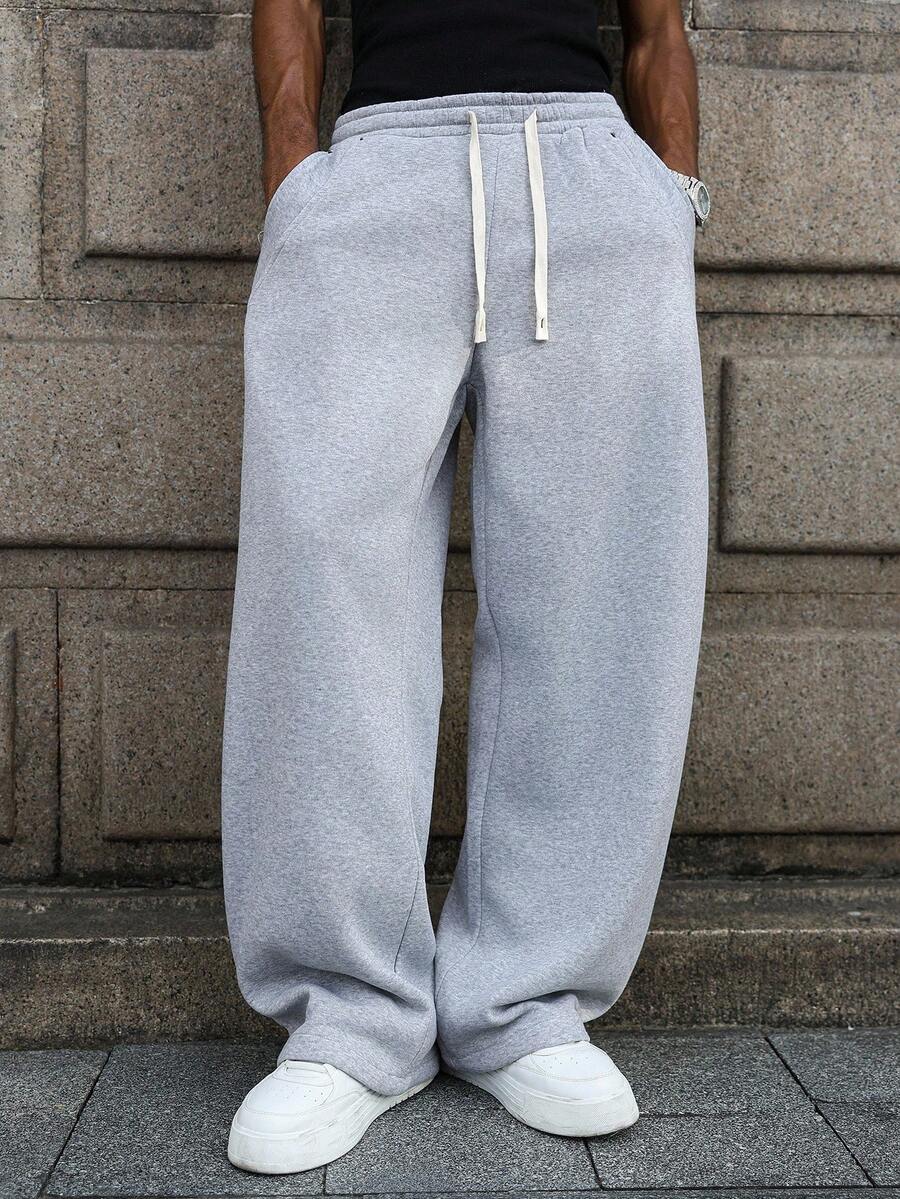 Muške ležerne trenerke širokog kroja, streetwear jogeri