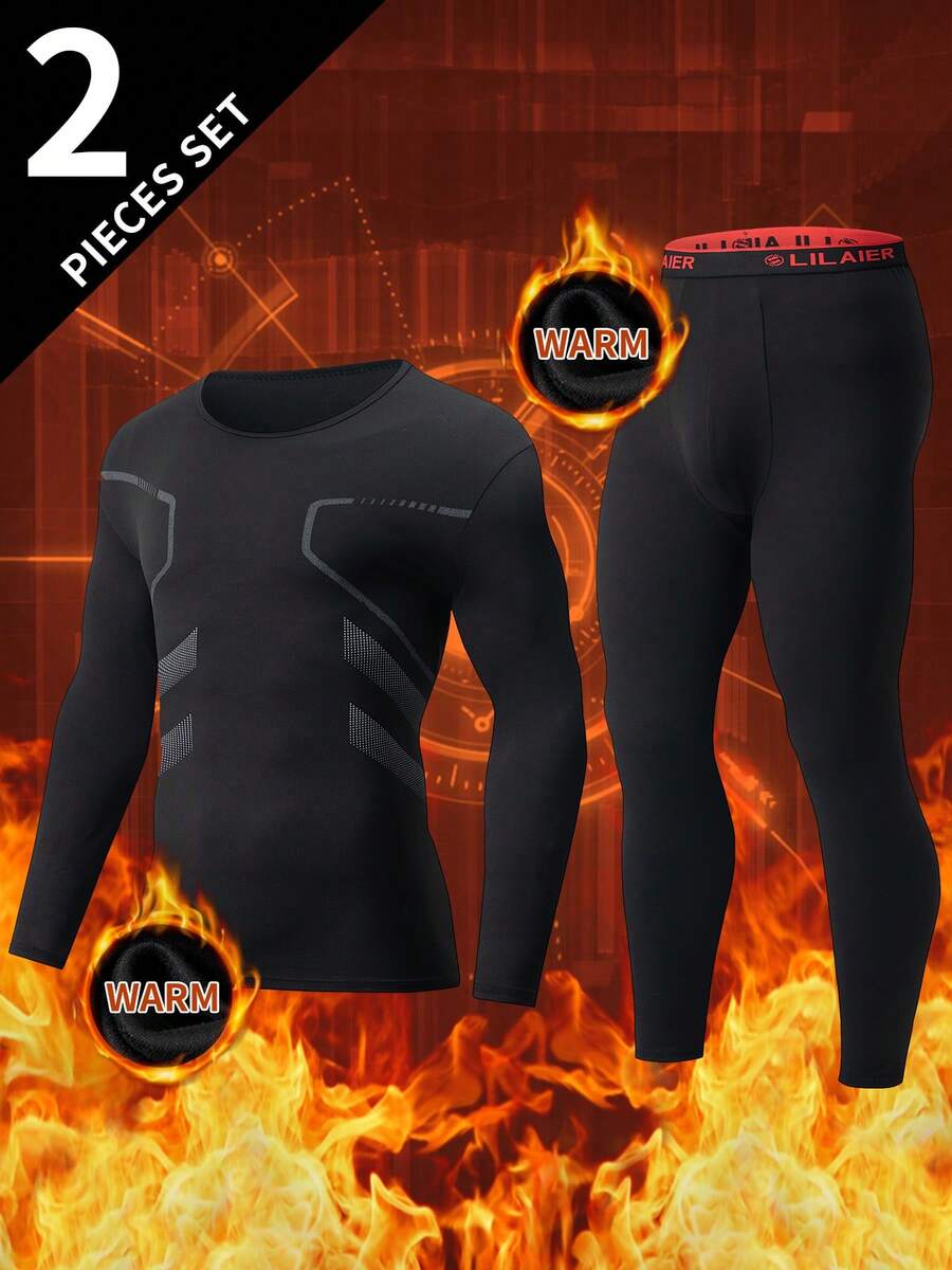 Muški set termo veša 2 kom, jesen/zima, dugi termo-donji deo + pantalone