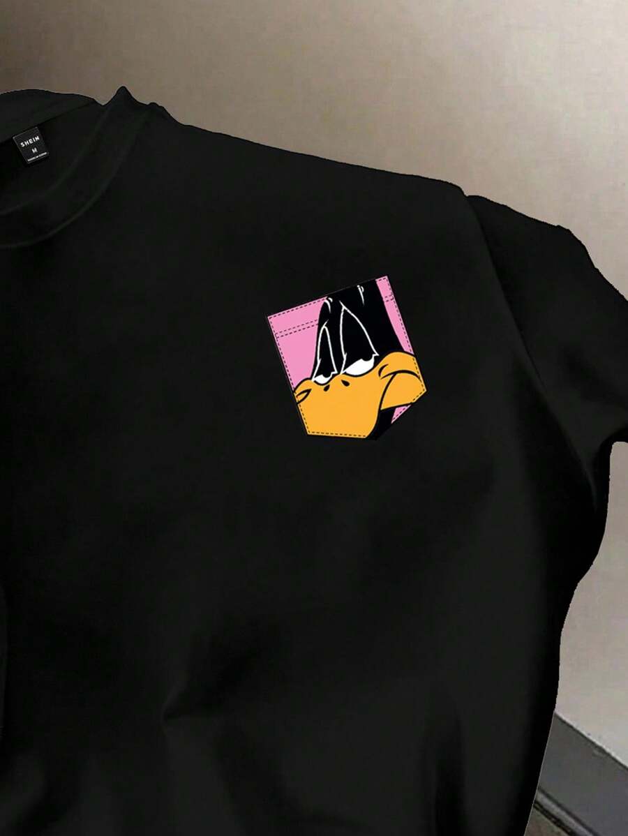 LOONEY TUNES Muška ležerna majica kratkih rukava za svaki dan sa crtanim printom