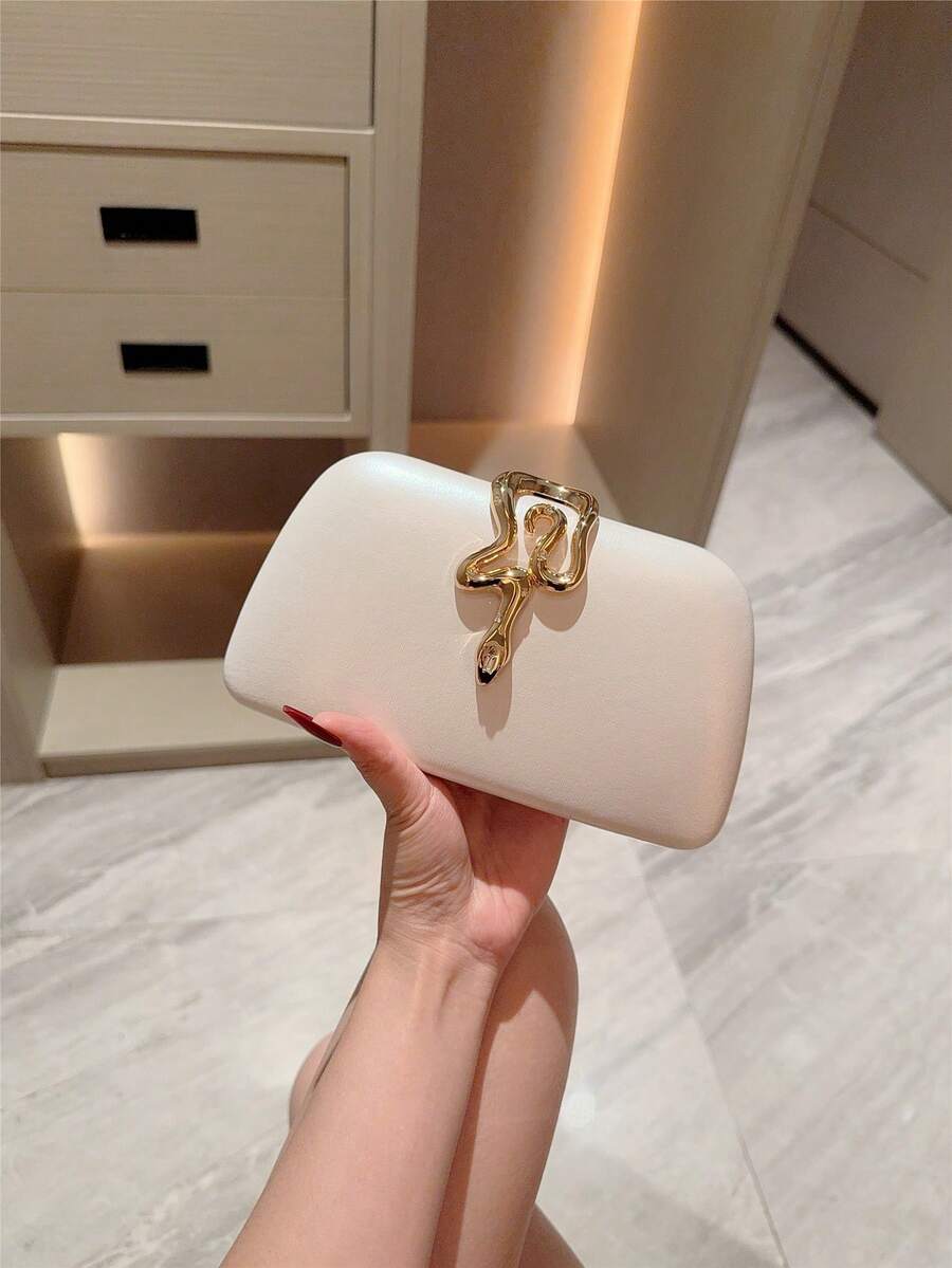 Metalik torba za ruku , luksuzna sjajna retro mini
