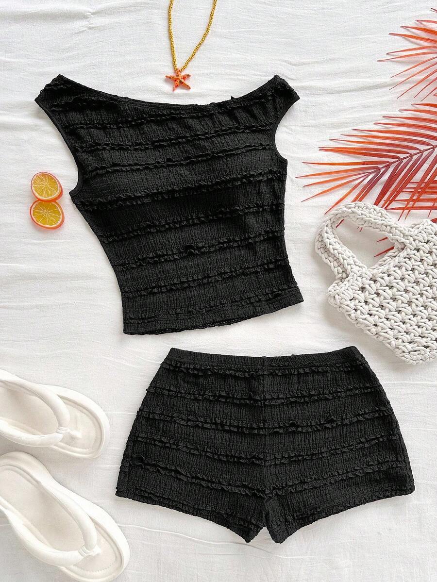 Ženski Letnji Casual Pleteni Set od 2 dela