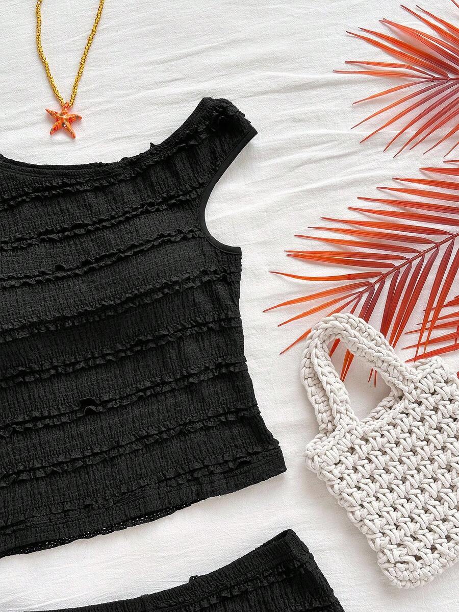 Ženski Letnji Casual Pleteni Set od 2 dela