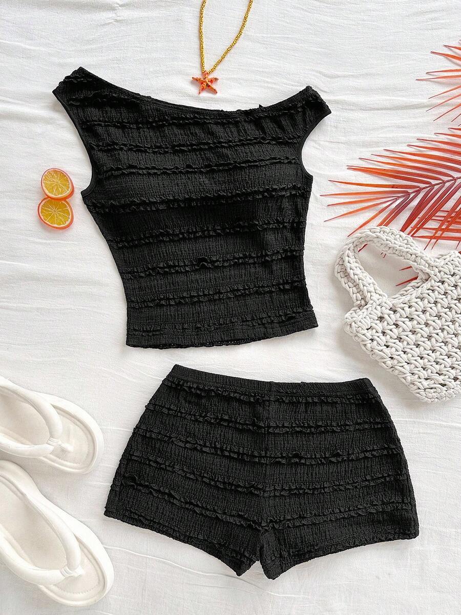 Ženski Letnji Casual Pleteni Set od 2 dela