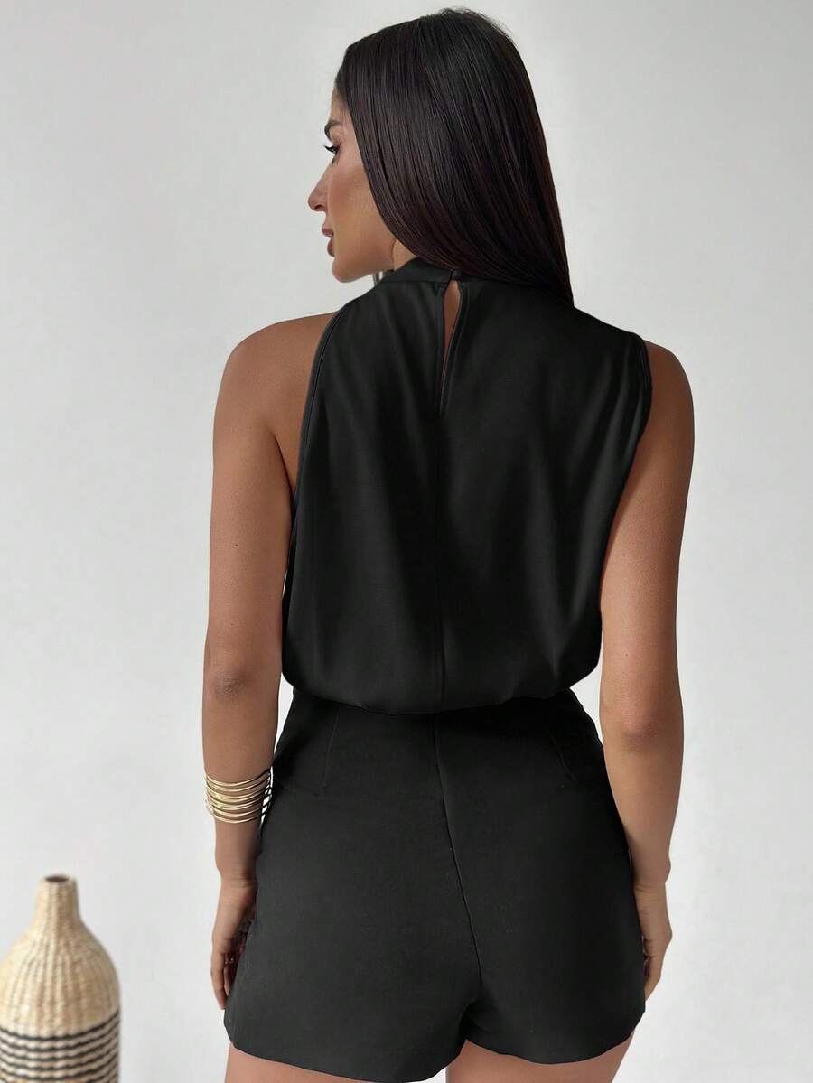 Ženska elegantna asimetrična košulja sa ruffles detaljima