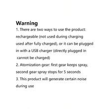 Hailicare Portable Desktop Fan With Dual Mist Nozzles, Adjustable Wind Speed - 500ml Water Tank, 2 Wind Speeds, 15° Tilt Louver, 1800mAh Battery, USB Powered, Suitable For Home/Office/Travel
