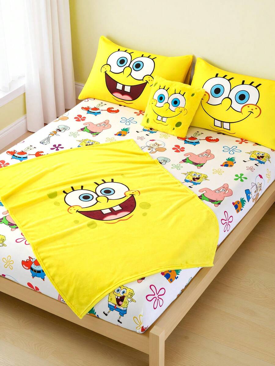 SpongeBob SquarePants čaršav sa crtanim uzorkom