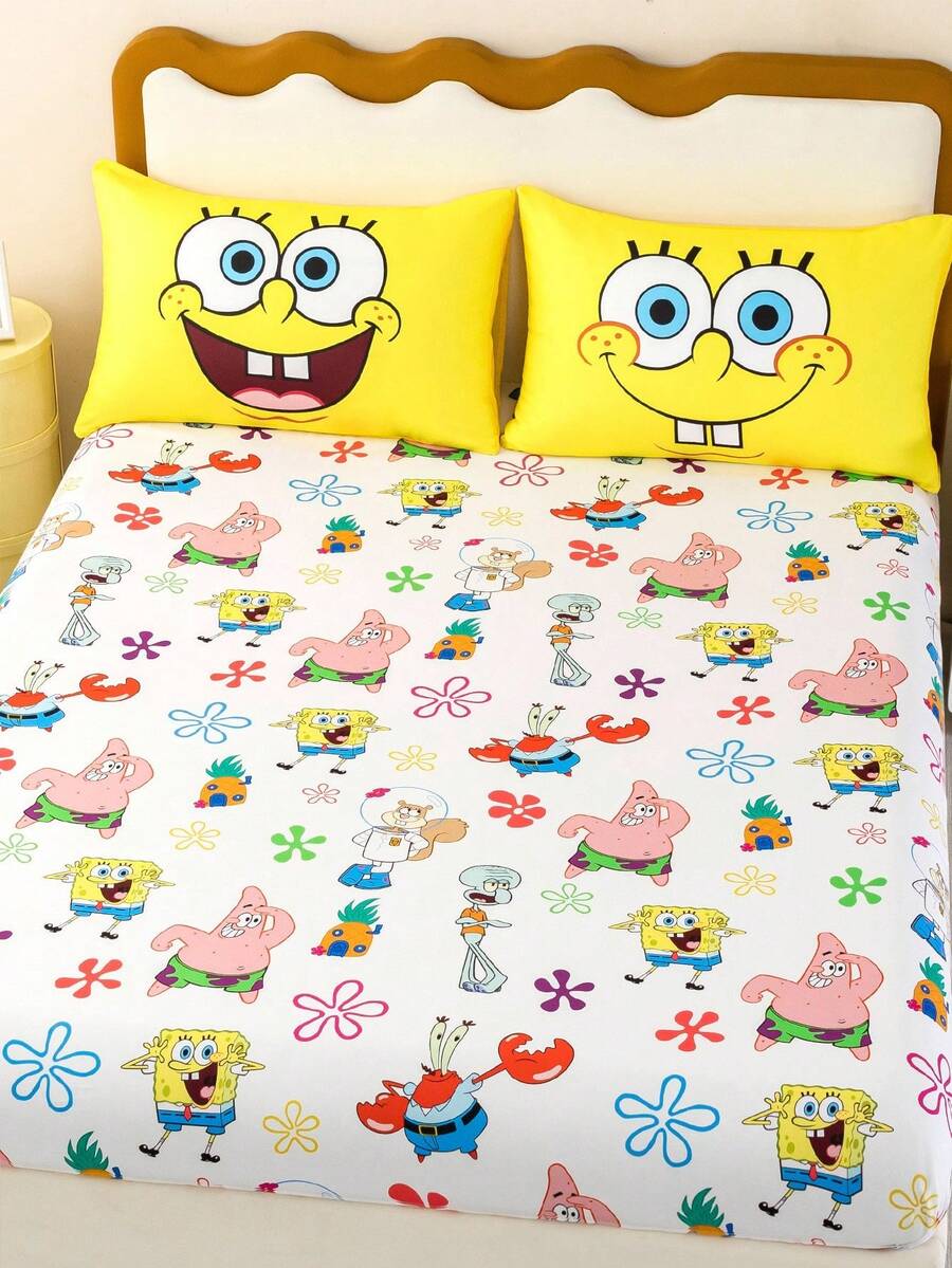 SpongeBob SquarePants čaršav sa crtanim uzorkom