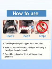 Pet Teeth Cleaning Pen Dog Teeth Cleaning Gel With Soft Brush Head - Suitable For Oral Care Of Dogs And Cats - For Fresh Breath And Gum Health - An Easy-To-Use Pet Teeth Cleaner