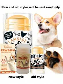 Avocado Oil & Beeswax Pet Paw Balm - Moisturizing Cream For Cracked, Dry Paw Pads And Noses Of Dogs And Cats
