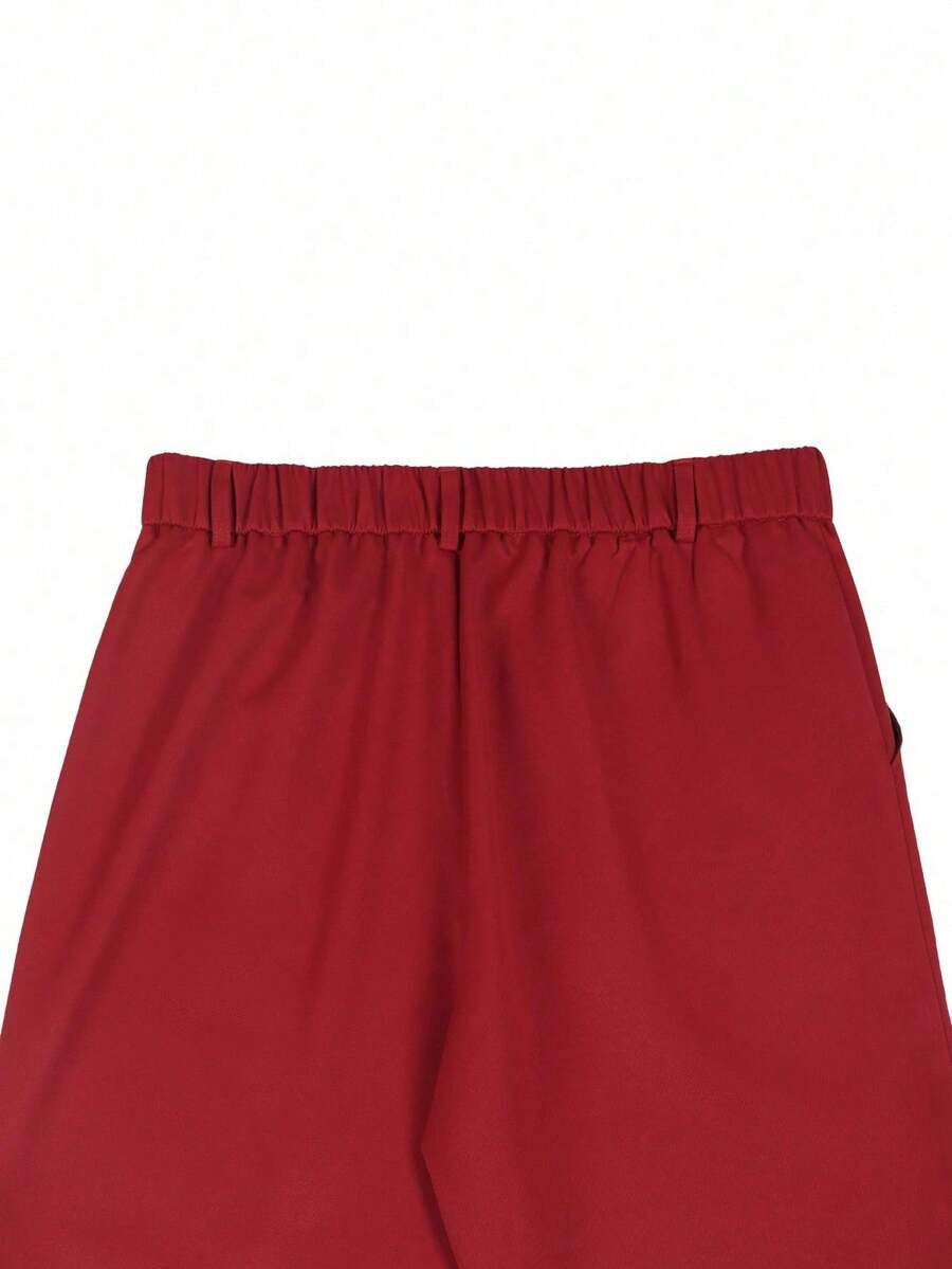Muške formalne pantalone jednobojne sa kosim džepovima, bez kaiša