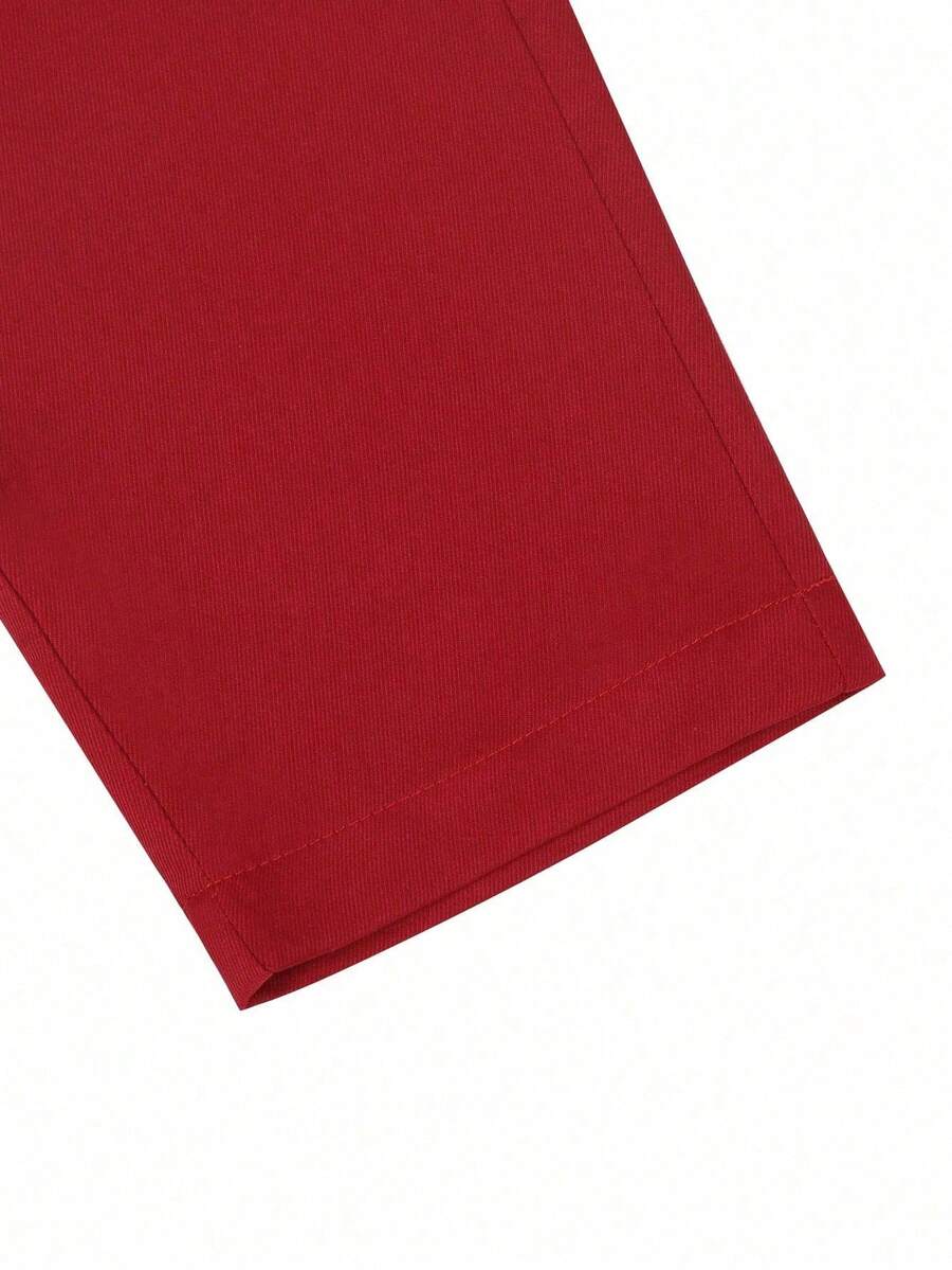 Muške formalne pantalone jednobojne sa kosim džepovima, bez kaiša