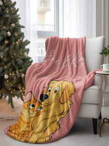 1pc Personalized Pet Blanket Using Pet Photo + Name Custom Dog Portrait Blanket Dog Blankets Cat Picture Blanket Pet Photo Pet Parent Gift, Gotcha Day Gift