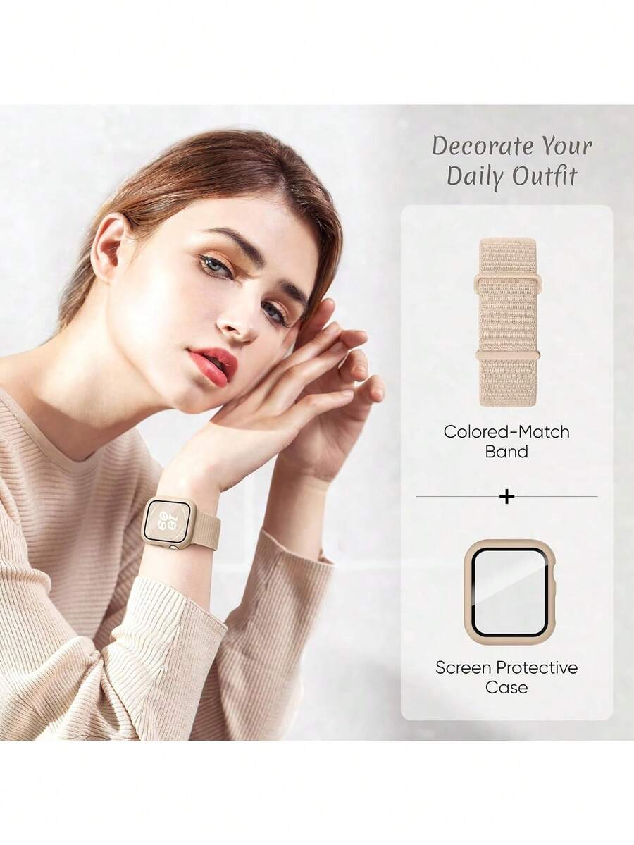 Kompatibilno sa Apple Watch narukvica i kućište, unisex