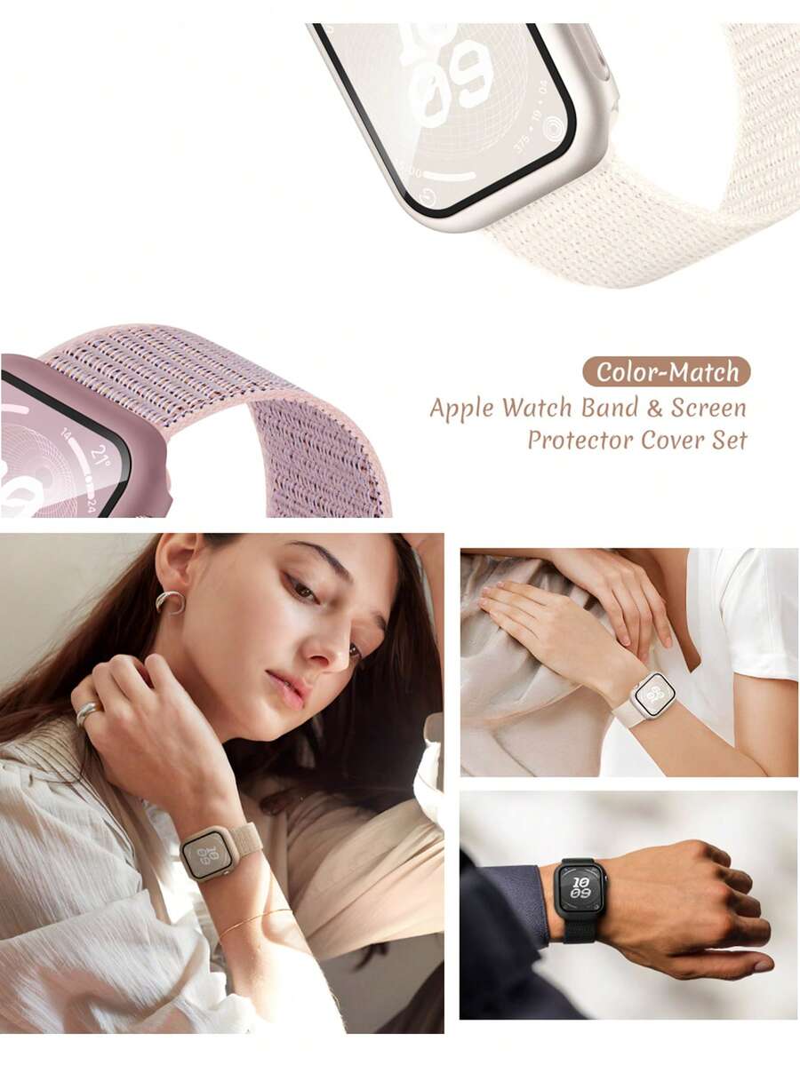 Kompatibilno sa Apple Watch narukvica i kućište, unisex