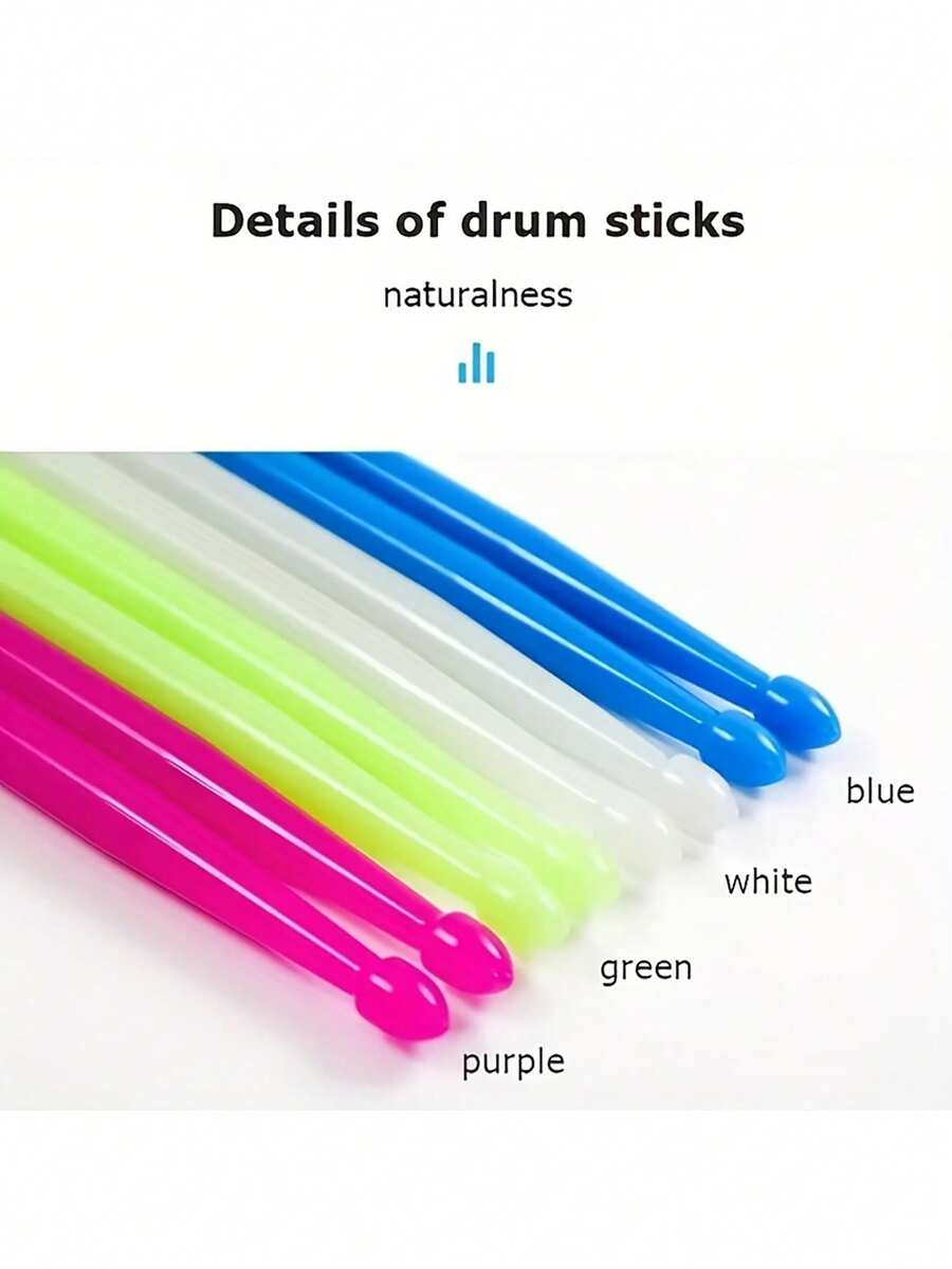 2 kom [Glow-In-The-Dark Drumstick] 5A fluorescentne palice za bubnjeve