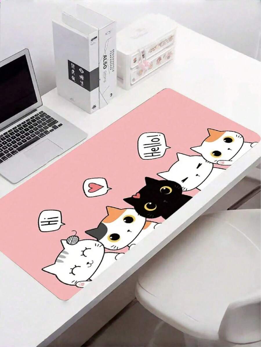 Podloga za miš sa prečicama na tastaturi, sa zadebljanom gumom, 9.45 x 7.9 inča