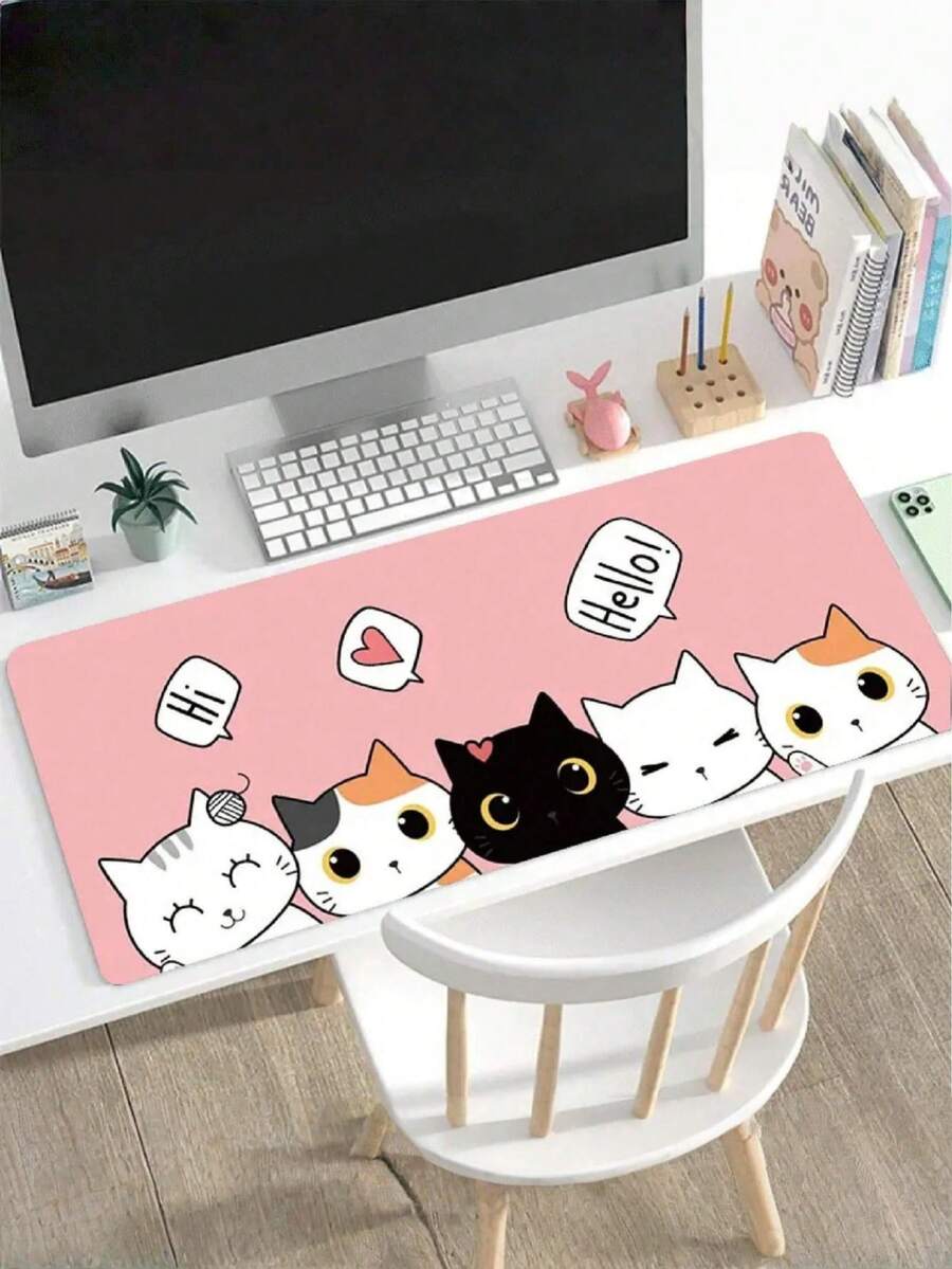 Podloga za miš sa prečicama na tastaturi, sa zadebljanom gumom, 9.45 x 7.9 inča