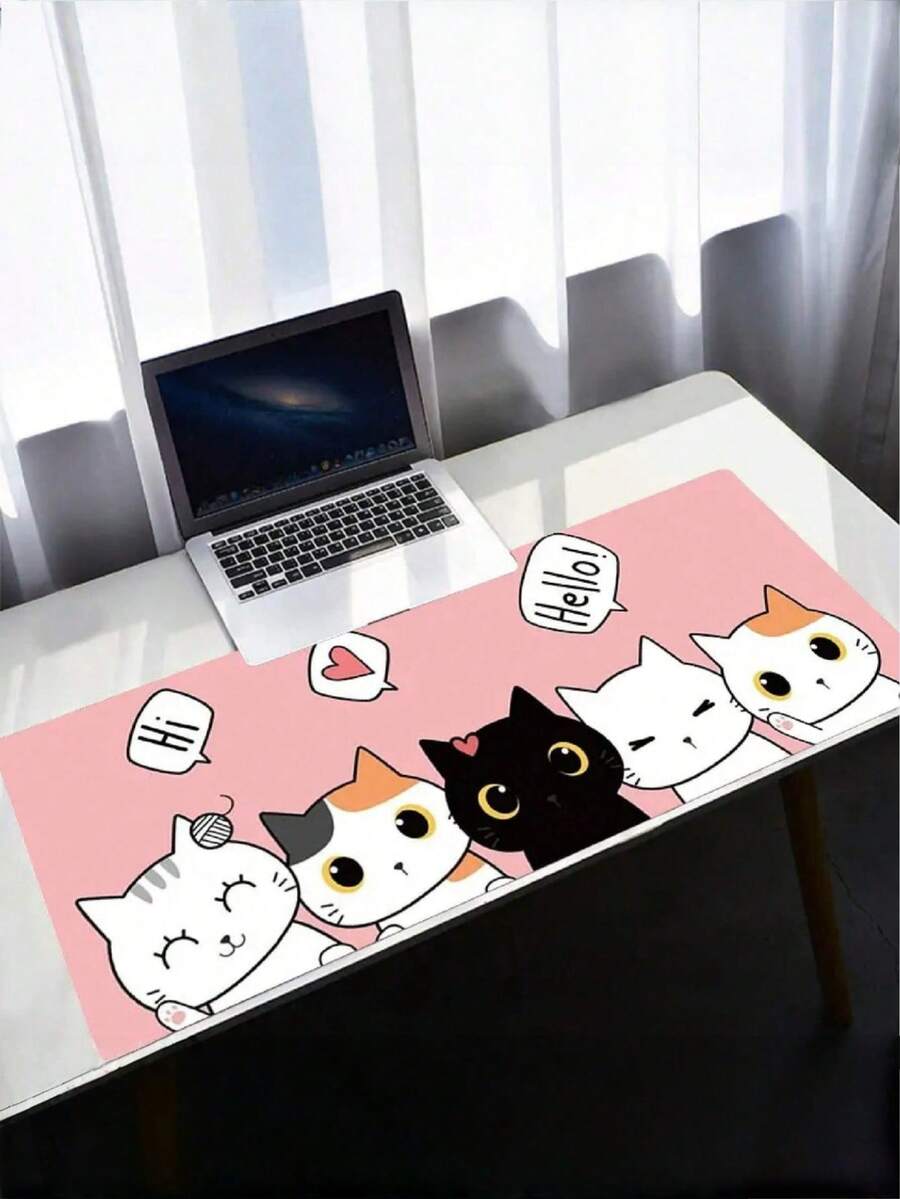 Podloga za miš sa prečicama na tastaturi, sa zadebljanom gumom, 9.45 x 7.9 inča