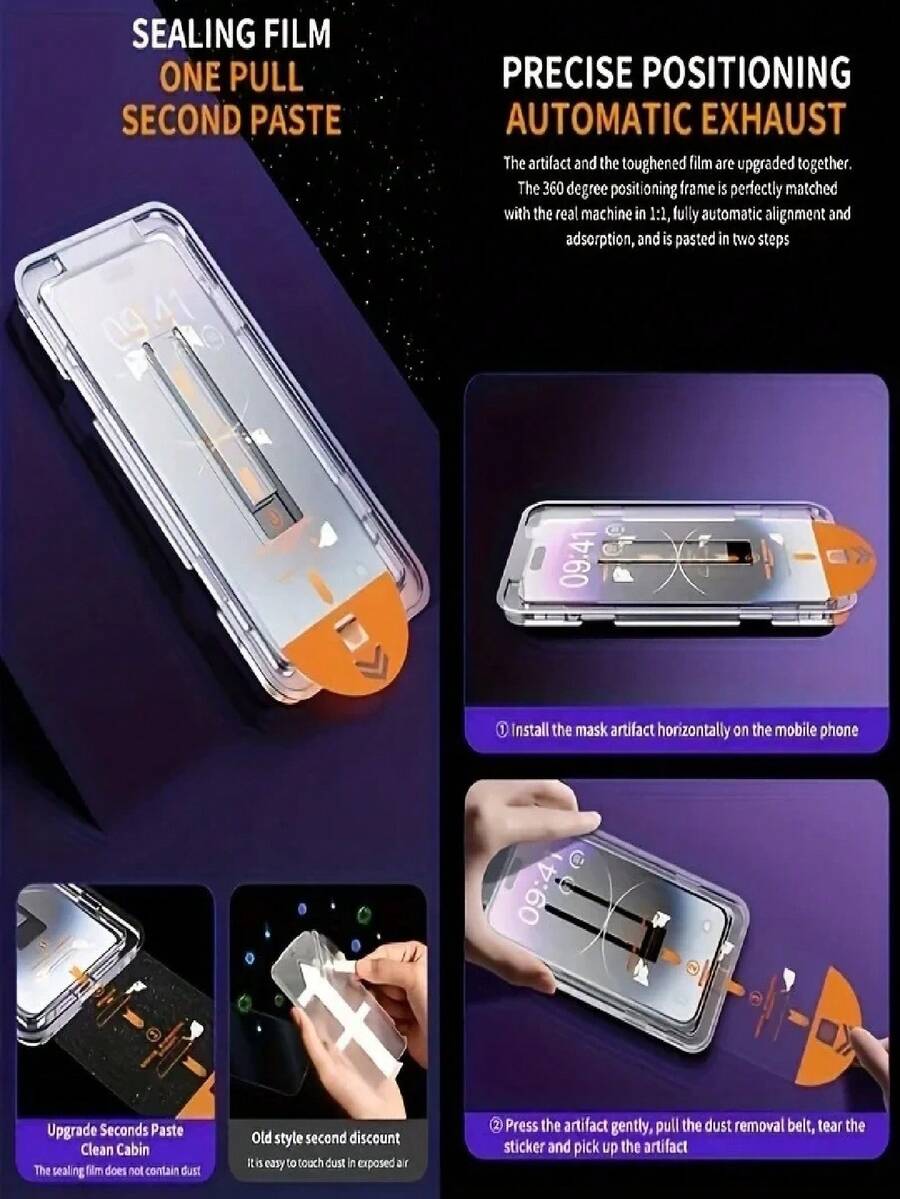 4 komada zaštitnog stakla za ekran sa potpunom privatnošću za iPhone 17/17 Air/16/15/14/13/12/11/16 Pro Max/15 Pro Max/Plus/Mini/X/XS/XR/XS Max, 9H kaljeno staklo