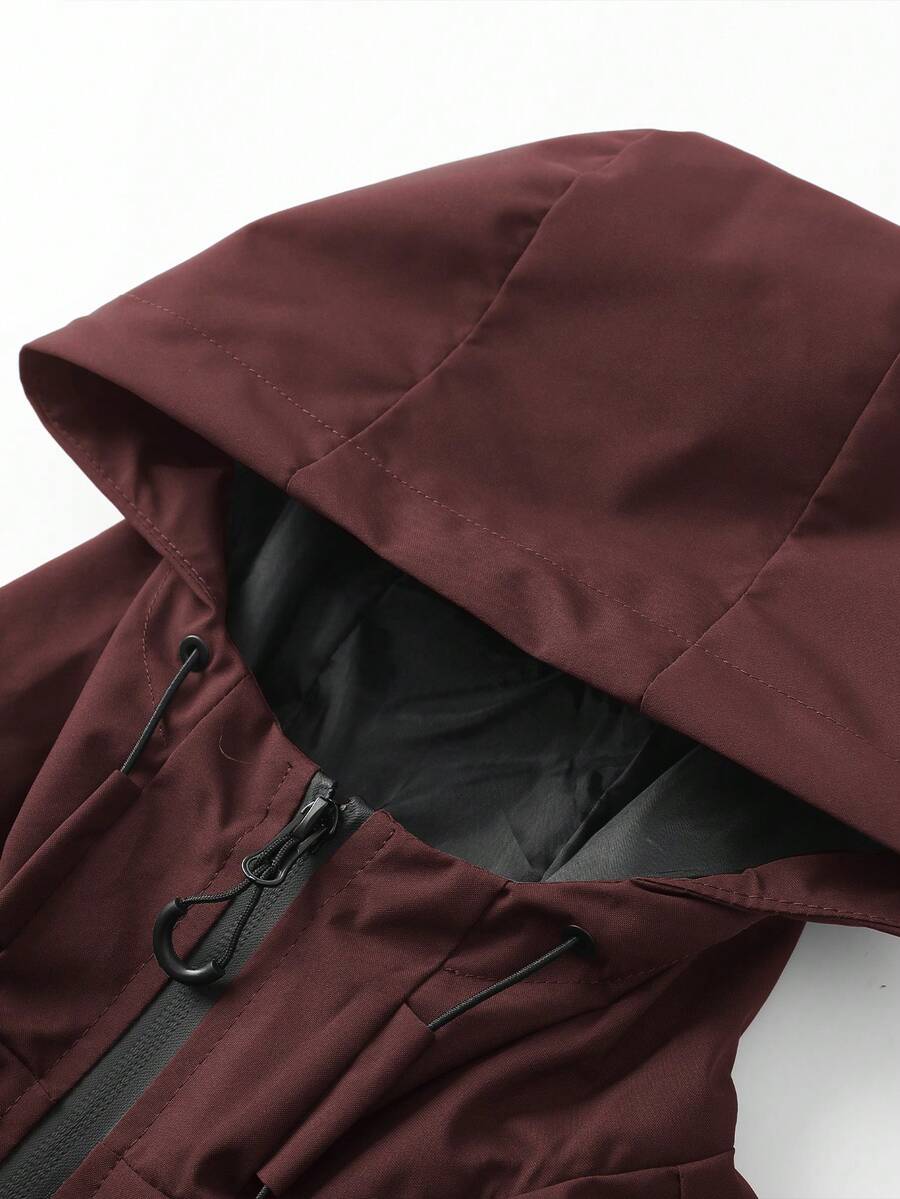 Muška softshell vetrovka sa kapuljačom i pertlama