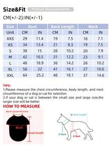 LUCKIE LABO 1pc Little Miss Sassy Graphic Print Vest, Flea Resistant, Shed Reducing, Breathable For Cats & Dogs Indoor/Outdoor