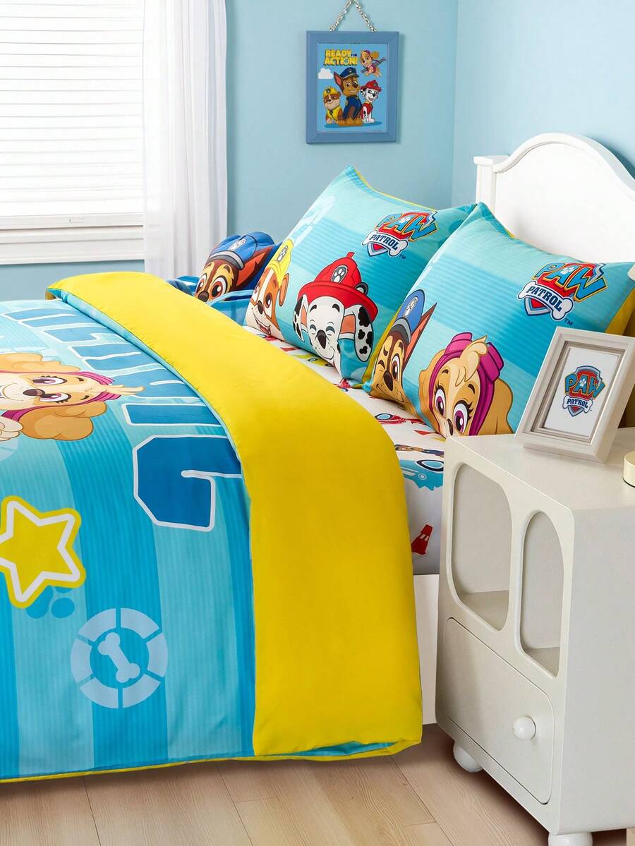 SpongeBob SquarePants Set posteljine od 3 komada, mekan i topao brušeni materijal
