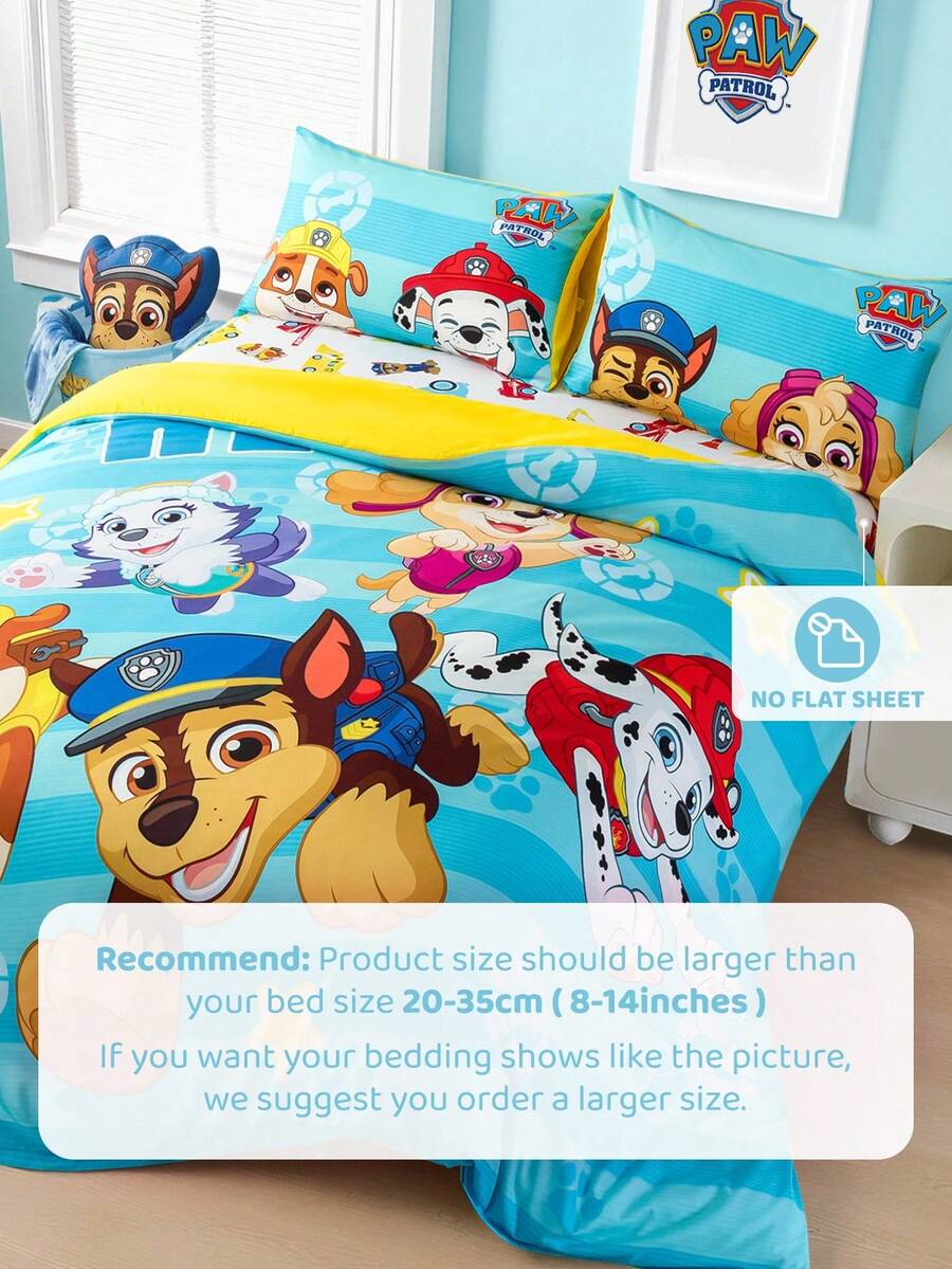 SpongeBob SquarePants Set posteljine od 3 komada, mekan i topao brušeni materijal