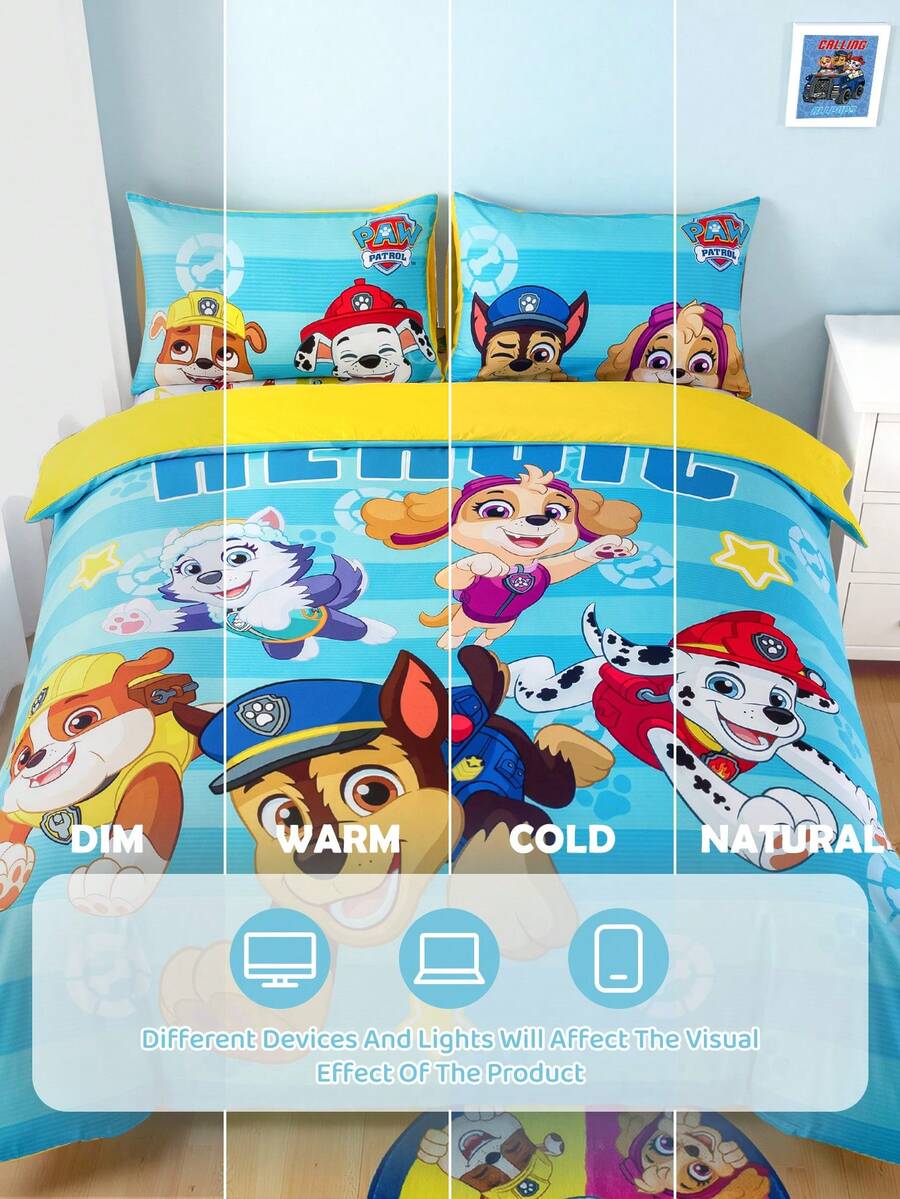 SpongeBob SquarePants Set posteljine od 3 komada, mekan i topao brušeni materijal