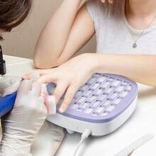 LIMEGIRL Nail Dust Collector, Suitable For Acrylic Nail Dust Collector, Nail Dust Fan, Nail Cleaning Device - High-Power Low-Noise Nail Dust Extractor, Suitable For Gel Nail Polishing Salon And Home Use