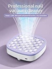 LIMEGIRL Nail Dust Collector, Suitable For Acrylic Nail Dust Collector, Nail Dust Fan, Nail Cleaning Device - High-Power Low-Noise Nail Dust Extractor, Suitable For Gel Nail Polishing Salon And Home Use