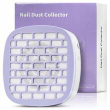 LIMEGIRL Nail Dust Collector, Suitable For Acrylic Nail Dust Collector, Nail Dust Fan, Nail Cleaning Device - High-Power Low-Noise Nail Dust Extractor, Suitable For Gel Nail Polishing Salon And Home Use