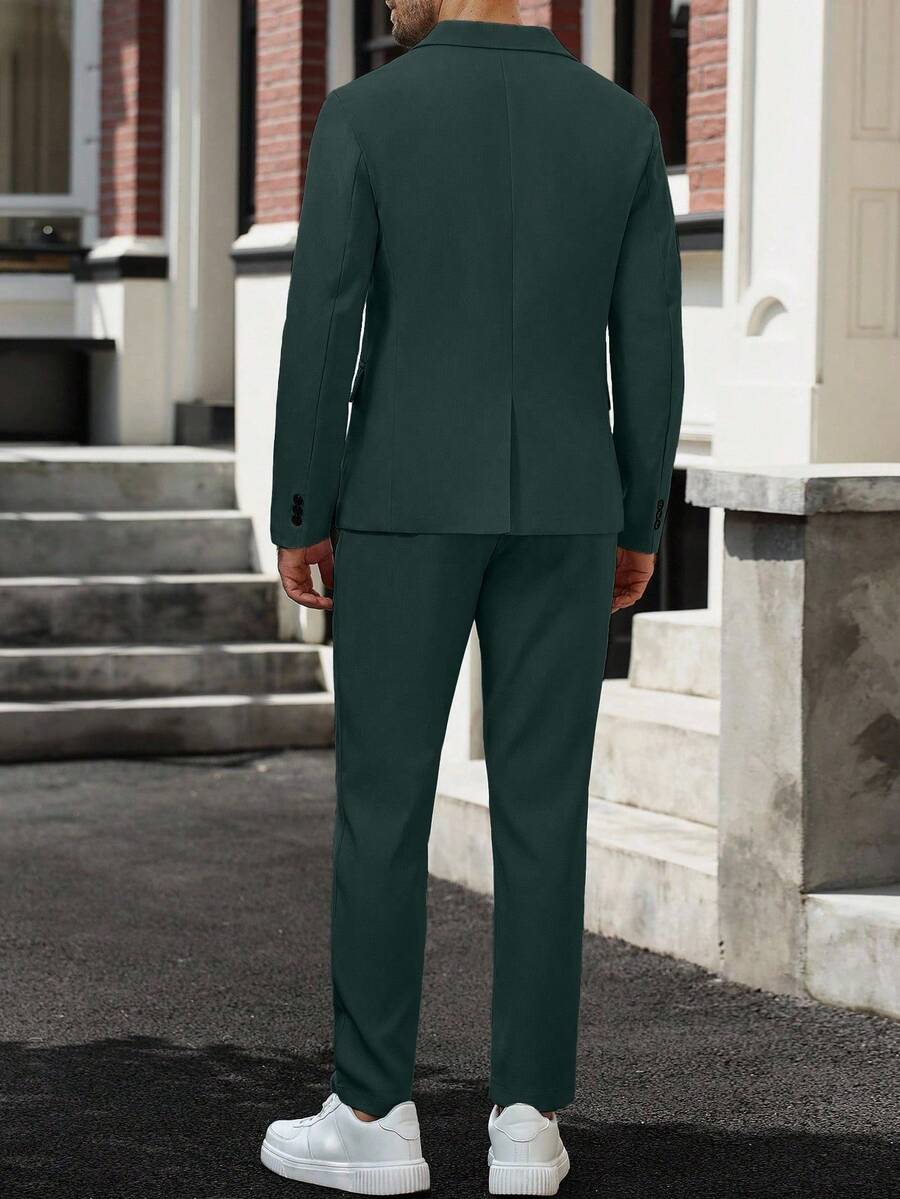 Muški poslovni formalni set sako sa reverom i pantalonama