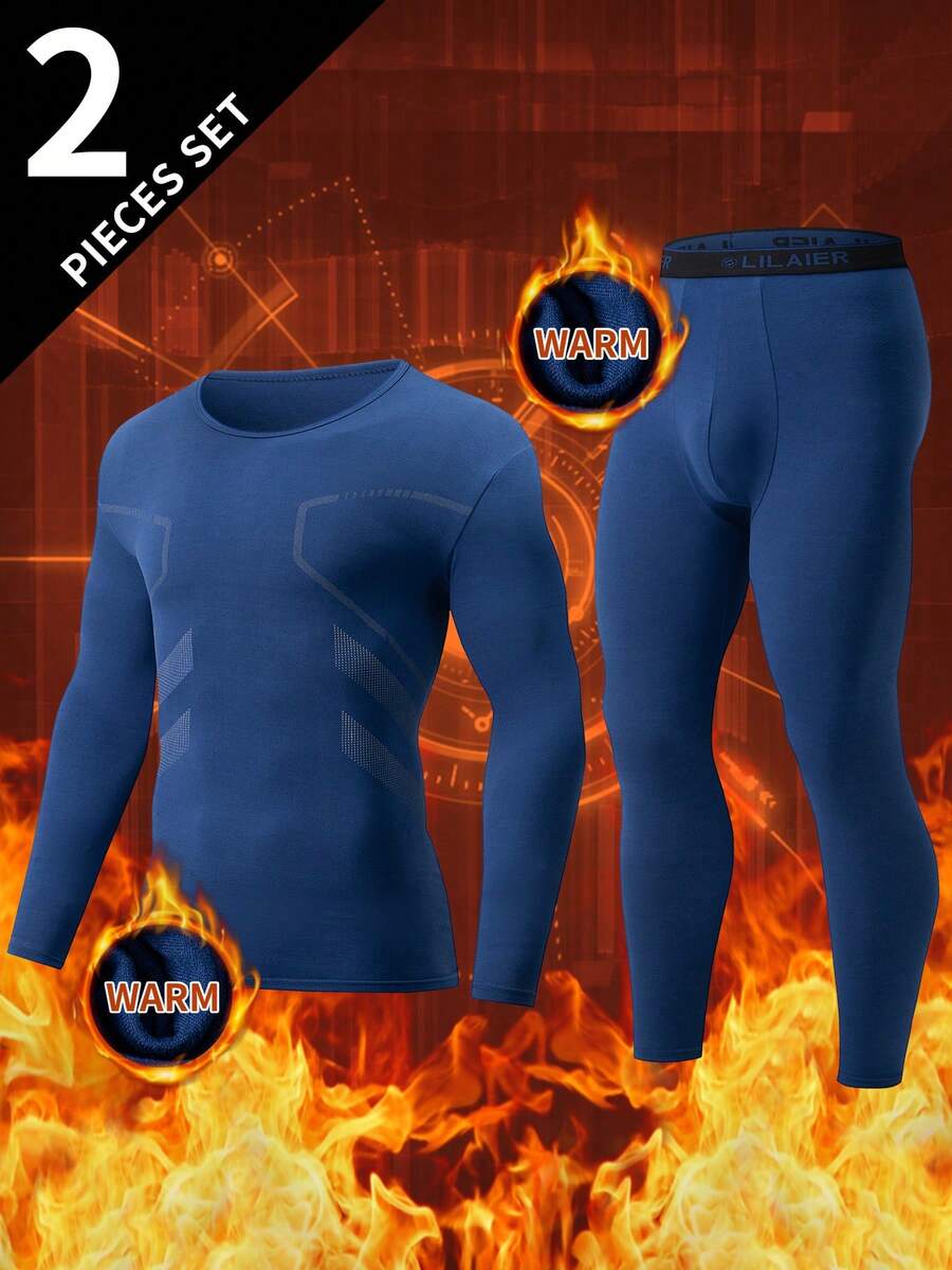 Muški set termo veša 2 kom, jesen/zima, dugi termo-donji deo + pantalone
