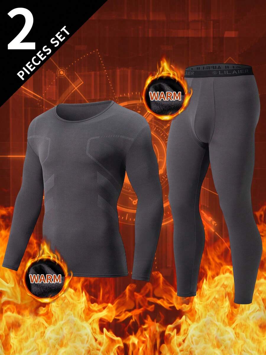 Muški set termo veša 2 kom, jesen/zima, dugi termo-donji deo + pantalone