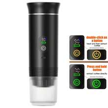 This Portable Espresso Machine Has A Self-Heating Function, Can Make Hot And Cold Beverages, Equipped With An LED Display, Suitable For Coffee Powder And Coffee Capsules, Built-In 2500*3mAh Rechargeable Lithium Battery, Very Suitable For Travel, Outdoor Activities And RV Use.