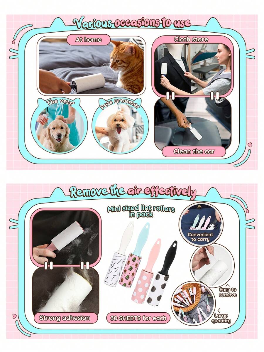 4 kom mini valjka za skidanje dlaka