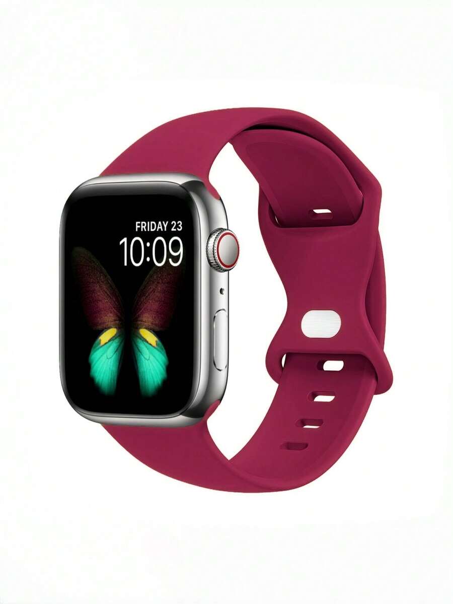 Unisex modni ležerni kaiš za sat od silikona , kompatibilan sa Apple Watch 38mm 40mm 41mm 45mm 46mm 44mm 49mm