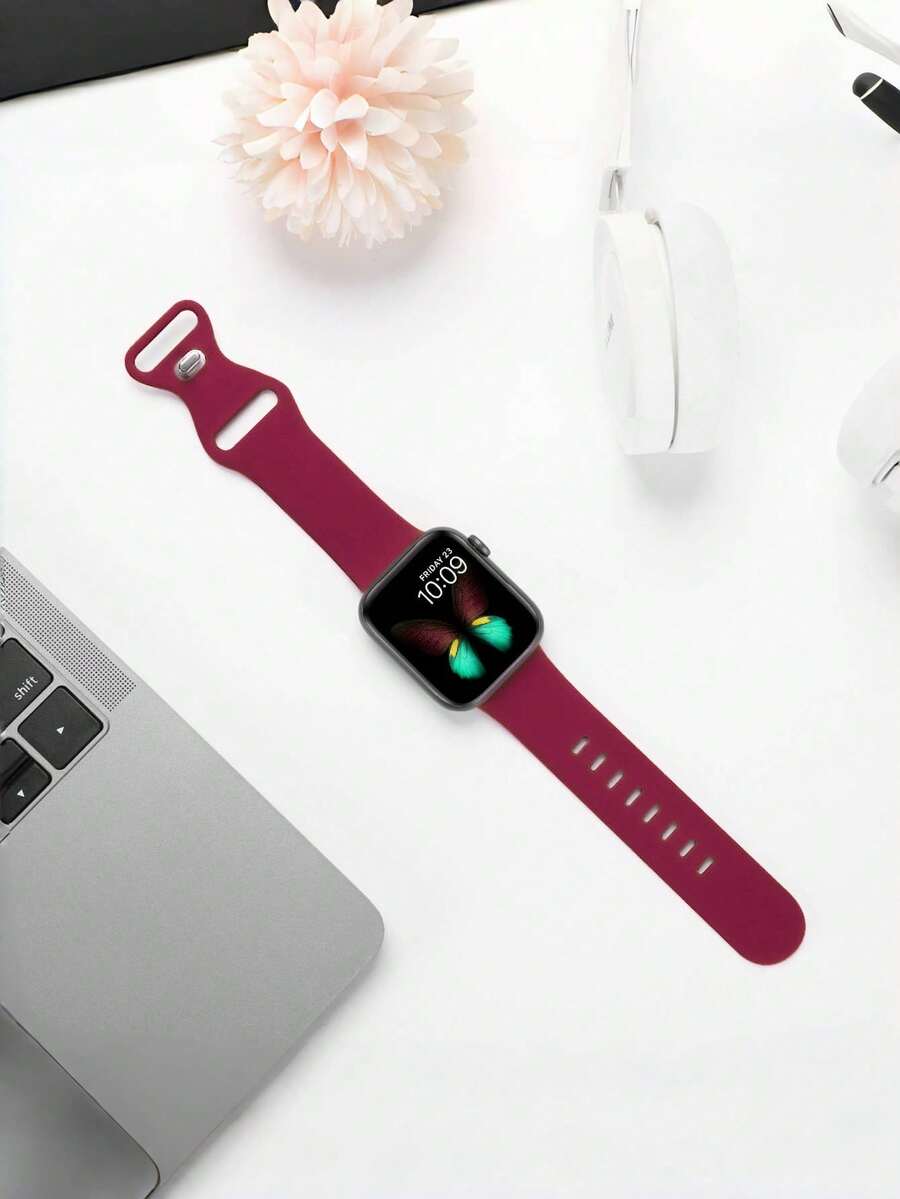 Unisex modni ležerni kaiš za sat od silikona , kompatibilan sa Apple Watch 38mm 40mm 41mm 45mm 46mm 44mm 49mm