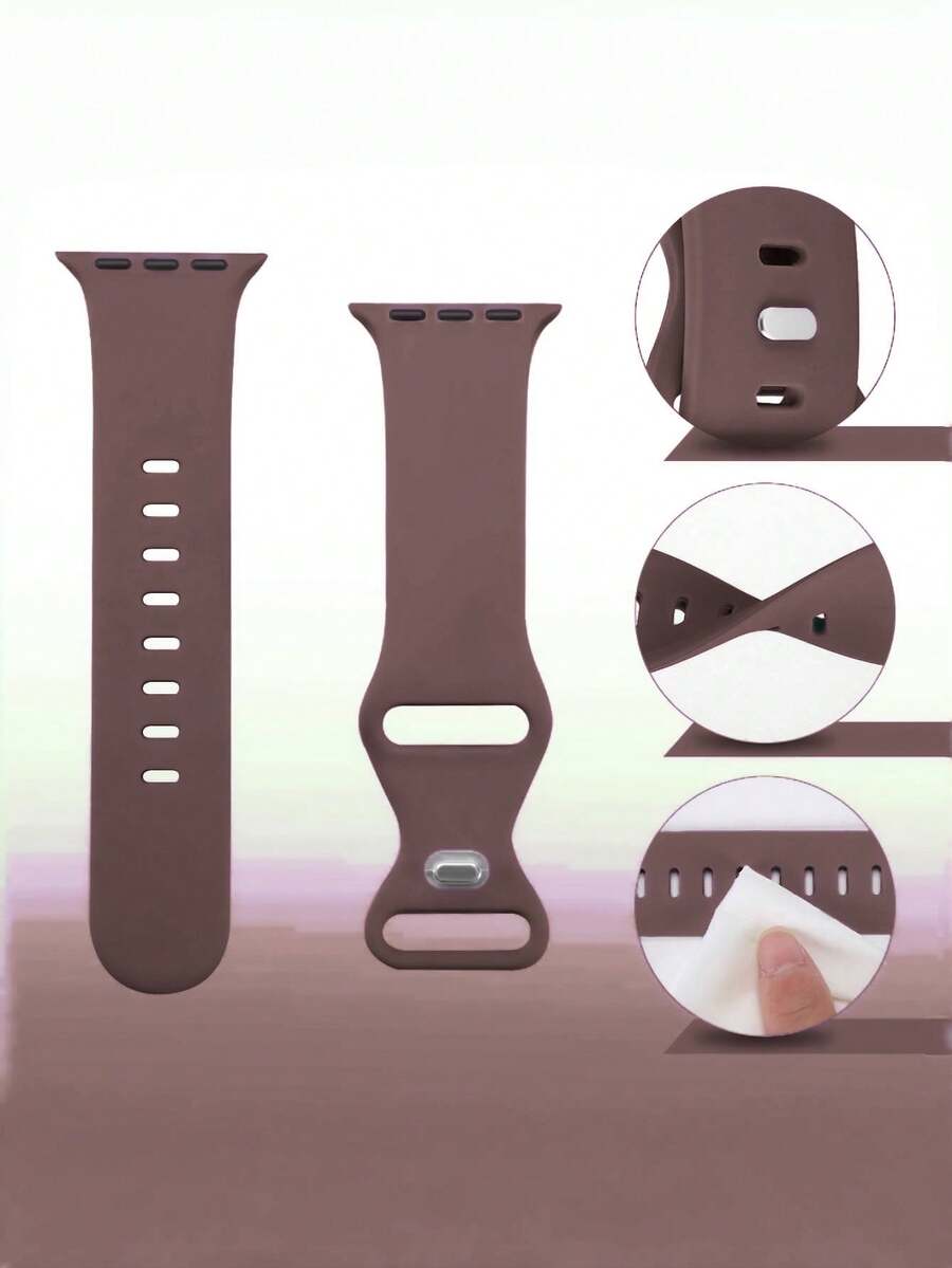 Unisex modni ležerni kaiš za sat od silikona , kompatibilan sa Apple Watch 38mm 40mm 41mm 45mm 46mm 44mm 49mm