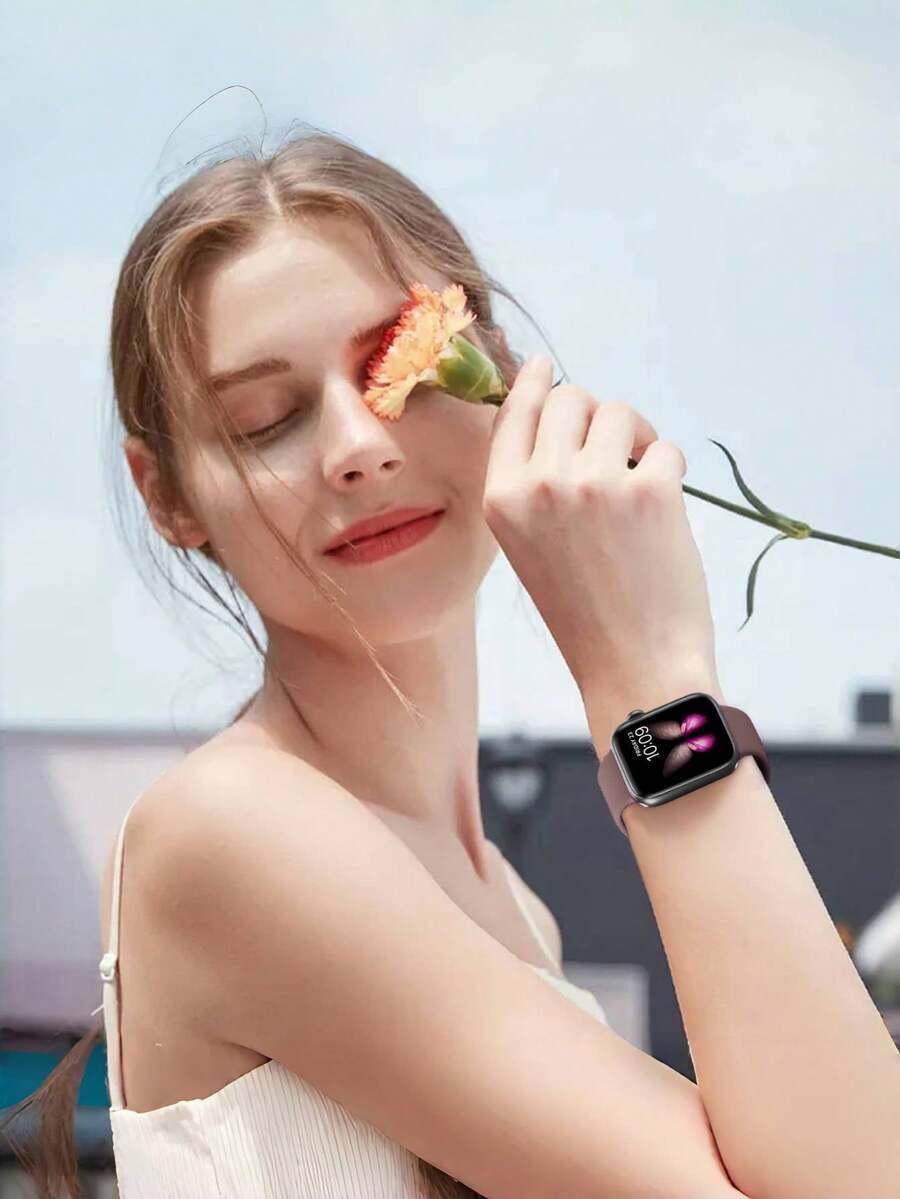 Unisex modni ležerni kaiš za sat od silikona , kompatibilan sa Apple Watch 38mm 40mm 41mm 45mm 46mm 44mm 49mm