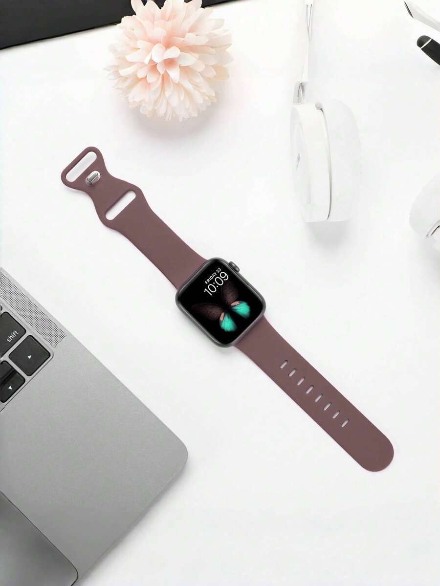 Unisex modni ležerni kaiš za sat od silikona , kompatibilan sa Apple Watch 38mm 40mm 41mm 45mm 46mm 44mm 49mm