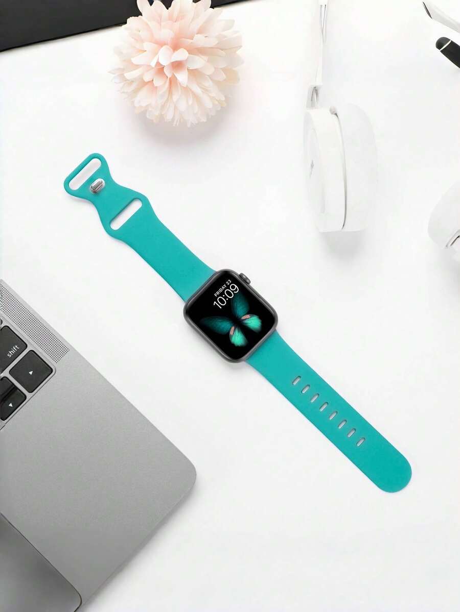 Unisex modni ležerni kaiš za sat od silikona , kompatibilan sa Apple Watch 38mm 40mm 41mm 45mm 46mm 44mm 49mm